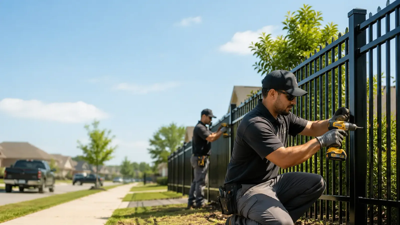 Metal Fence Installation in Woodburn, IA